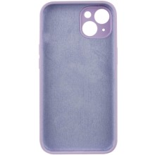 Чехол Silicone Case Full Camera Protective (AA) NO LOGO для Apple iPhone 14 (6.1") – Сиреневый