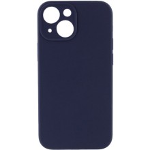 Чохол Silicone Case Full Camera Protective (AA) NO LOGO для Apple iPhone 14 (6.1") – Темно-синій
