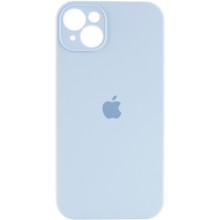 Чохол Silicone Case Full Camera Protective (AA) для Apple iPhone 14 (6.1") (Блакитний)