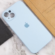 Чохол Silicone Case Full Camera Protective (AA) для Apple iPhone 14 (6.1") – Блакитний