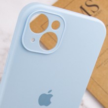 Чохол Silicone Case Full Camera Protective (AA) для Apple iPhone 14 (6.1") – Блакитний