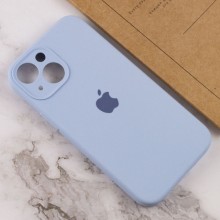 Чохол Silicone Case Full Camera Protective (AA) для Apple iPhone 14 (6.1") – Блакитний