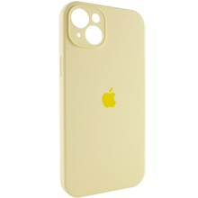 Чохол Silicone Case Full Camera Protective (AA) для Apple iPhone 14 (6.1") – Жовтий