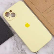 Чохол Silicone Case Full Camera Protective (AA) для Apple iPhone 14 (6.1") – Жовтий