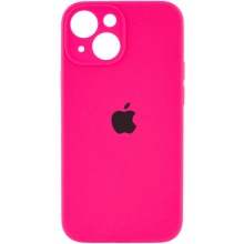 Чохол Silicone Case Full Camera Protective (AA) для Apple iPhone 14 (6.1") (Рожевий)