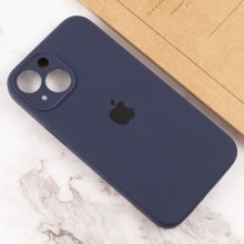 Чохол Silicone Case Full Camera Protective (AA) для Apple iPhone 14 (6.1") – Темно-синій