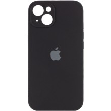 Чохол Silicone Case Full Camera Protective (AA) для Apple iPhone 14 (6.1") (Чорний)