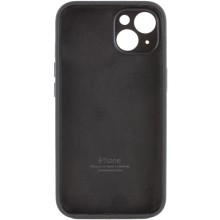 Чохол Silicone Case Full Camera Protective (AA) для Apple iPhone 14 (6.1") – Чорний