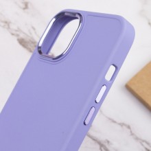 TPU чохол Bonbon Metal Style для Apple iPhone 14 (6.1") – Бузковий