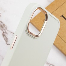 TPU чохол Bonbon Metal Style для Apple iPhone 14 (6.1") – Білий