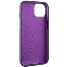 Чехол Silicone Case Metal Buttons (AA) для Apple iPhone 14 (6.1") – Фиолетовый