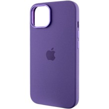 Чехол Silicone Case Metal Buttons (AA) для Apple iPhone 14 (6.1") – Фиолетовый