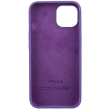 Чехол Silicone Case Metal Buttons (AA) для Apple iPhone 14 (6.1") – Фиолетовый