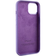 Чехол Silicone Case Metal Buttons (AA) для Apple iPhone 14 (6.1") – Фиолетовый