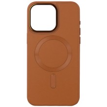 Шкіряний чохол Bonbon Leather Metal Style with MagSafe для Apple iPhone 14 (6.1") – undefined