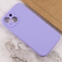 Чохол Silicone Case Full Camera Protective (AA) NO LOGO для Apple iPhone 14 (6.1") – Бузковий