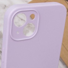 Чохол Silicone Case Full Camera Protective (AA) NO LOGO для Apple iPhone 14 (6.1") – Бузковий