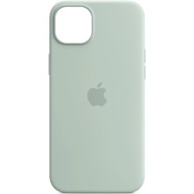 Чохол Silicone case (AAA) full with Magsafe and Animation для Apple iPhone 14 (6.1") – Бірюзовий