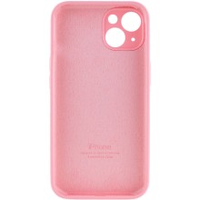 Чохол Silicone Case Full Camera Protective (AA) для Apple iPhone 14 (6.1") – Рожевий