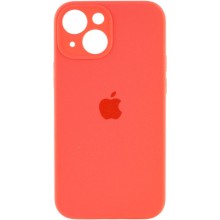 Чохол Silicone Case Full Camera Protective (AA) для Apple iPhone 14 (6.1") – Помаранчевий