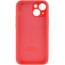 Чохол Silicone Case Full Camera Protective (AA) для Apple iPhone 14 (6.1") – Помаранчевий