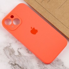 Чохол Silicone Case Full Camera Protective (AA) для Apple iPhone 14 (6.1") – Помаранчевий