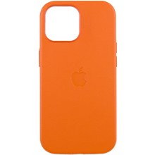 Кожаный чехол Leather Case (AAA) with MagSafe and Animation для Apple iPhone 14 (6.1")