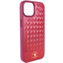 Кожаный чехол Polo Santa Barbara для Apple iPhone 14 (6.1") – Красный