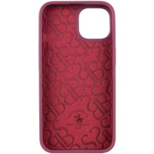 Кожаный чехол Polo Santa Barbara для Apple iPhone 14 (6.1") – Красный