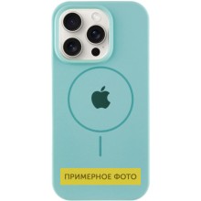 Чохол Silicone Case Full Protective (AA) with MagSafe для Apple iPhone 14 (6.1") – Бірюзовий