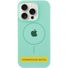 Чохол Silicone Case Full Protective (AA) with MagSafe для Apple iPhone 14 (6.1") – Зелений