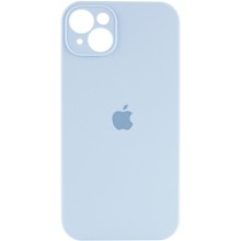 Чехол Silicone Case Full Camera Protective (AA) для Apple iPhone 14 (6.1") – Голубой