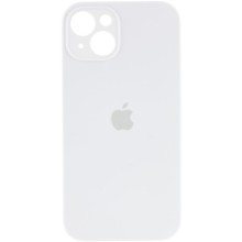 Чехол Silicone Case Full Camera Protective (AA) для Apple iPhone 14 (6.1") – Белый