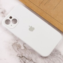 Чехол Silicone Case Full Camera Protective (AA) для Apple iPhone 14 (6.1") – Белый