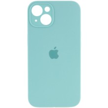 Чехол Silicone Case Full Camera Protective (AA) для Apple iPhone 14 (6.1") – Бирюзовый