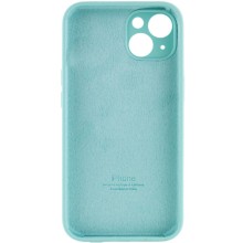 Чехол Silicone Case Full Camera Protective (AA) для Apple iPhone 14 (6.1") – Бирюзовый