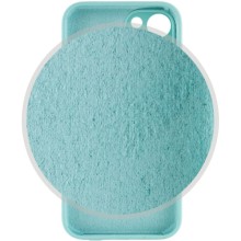 Чехол Silicone Case Full Camera Protective (AA) для Apple iPhone 14 (6.1") – Бирюзовый