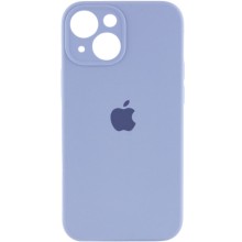 Чехол Silicone Case Full Camera Protective (AA) для Apple iPhone 14 (6.1") – Голубой