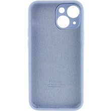 Чехол Silicone Case Full Camera Protective (AA) для Apple iPhone 14 (6.1") – Голубой