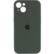 Чехол Silicone Case Full Camera Protective (AA) для Apple iPhone 14 (6.1") – Зеленый