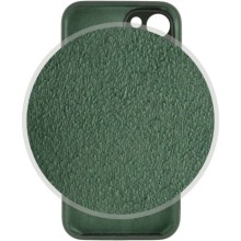 Чехол Silicone Case Full Camera Protective (AA) для Apple iPhone 14 (6.1") – Зеленый