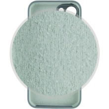 Чехол Silicone Case Full Camera Protective (AA) для Apple iPhone 14 (6.1") – Зеленый