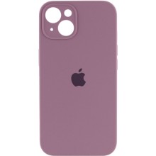 Чехол Silicone Case Full Camera Protective (AA) для Apple iPhone 14 (6.1") – Лиловый