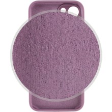 Чехол Silicone Case Full Camera Protective (AA) для Apple iPhone 14 (6.1") – Лиловый