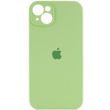Чехол Silicone Case Full Camera Protective (AA) для Apple iPhone 14 (6.1") – Мятный