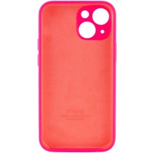 Чехол Silicone Case Full Camera Protective (AA) для Apple iPhone 14 (6.1") – Розовый