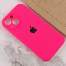 Чехол Silicone Case Full Camera Protective (AA) для Apple iPhone 14 (6.1") – Розовый