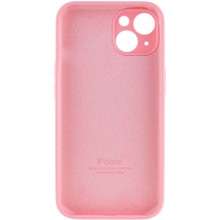 Чехол Silicone Case Full Camera Protective (AA) для Apple iPhone 14 (6.1") – Розовый