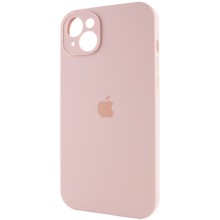 Чехол Silicone Case Full Camera Protective (AA) для Apple iPhone 14 (6.1") – Розовый
