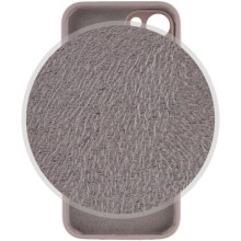 Чехол Silicone Case Full Camera Protective (AA) для Apple iPhone 14 (6.1") – Серый